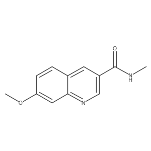 7-methoxy-N-methyl-3-Quinolinecarboxamide Structure