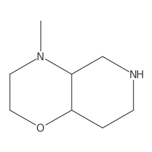 4-methyl-octahydro-2H-pyrido[4,3-b]morpholine结构式