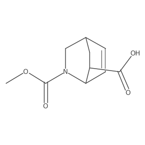 2-(Methoxycarbonyl)-2-azabicyclo[2.2.2]oct-7-ene-6-carboxylic acid Structure