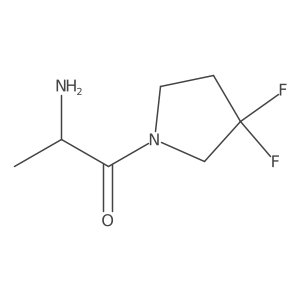 2-Amino-1-(3,3-difluoropyrrolidin-1-yl)propan-1-one Structure