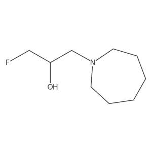 1-(Azepan-1-yl)-3-fluoropropan-2-ol结构式
