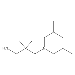 (3-Amino-2,2-difluoropropyl)(2-methylpropyl)propylamine Structure