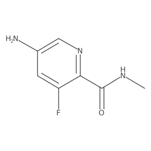 5-Amino-3-fluoro-N-methylpicolinamide Structure
