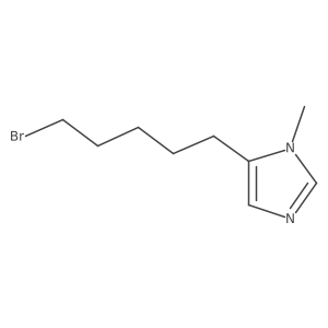 5-(5-bromopentyl)-1-methyl-1H-imidazole Structure