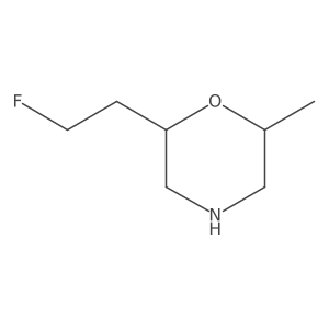 2-(2-Fluoroethyl)-6-methylmorpholine结构式