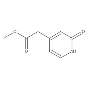 Methyl 2-(2-oxo-1,2-dihydropyridin-4-yl)acetate结构式