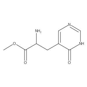 Methyl 2-amino-3-(6-oxo-1,6-dihydropyrimidin-5-yl)propanoate Structure