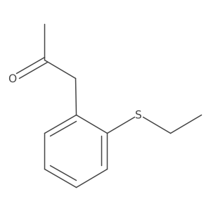 1-[2-(Ethylsulfanyl)phenyl]propan-2-one Structure
