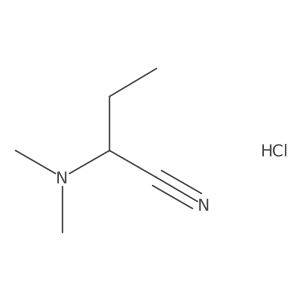 2-(Dimethylamino)butanenitrile hydrochloride Structure