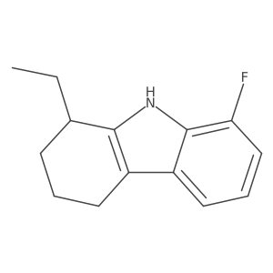 1-ethyl-8-fluoro-2,3,4,9-tetrahydro-1H-carbazole Structure