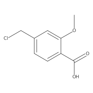 4-(Chloromethyl)-2-methoxybenzoic acid Structure
