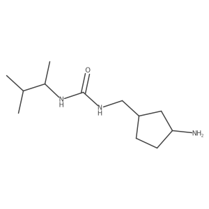 1-[(3-Aminocyclopentyl)methyl]-3-(3-methylbutan-2-yl)urea Structure