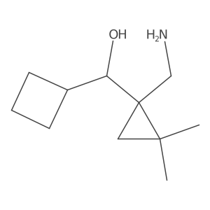 [1-(Aminomethyl)-2,2-dimethylcyclopropyl](cyclobutyl)methanol结构式