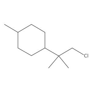 1-(1-Chloro-2-methylpropan-2-yl)-4-methylcyclohexane Structure