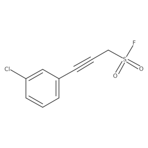 3-(3-Chlorophenyl)prop-2-yne-1-sulfonyl fluoride Structure