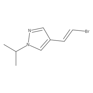 4-(2-bromoethenyl)-1-(propan-2-yl)-1H-pyrazole Structure