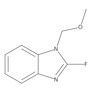 2-fluoro-1-(methoxymethyl)-1H-1,3-benzodiazole结构式
