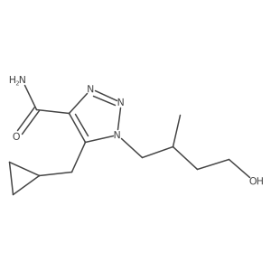 5-(cyclopropylmethyl)-1-(4-hydroxy-2-methylbutyl)-1H-1,2,3-triazole-4-carboxamide Structure