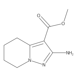 methyl 2-amino-4H,5H,6H,7H-pyrazolo[1,5-a]pyridine-3-carboxylate Structure