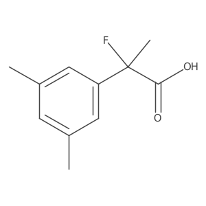 2-(3,5-Dimethylphenyl)-2-fluoropropanoic acid结构式