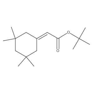 Tert-butyl 2-(3,3,5,5-tetramethylcyclohexylidene)acetate Structure