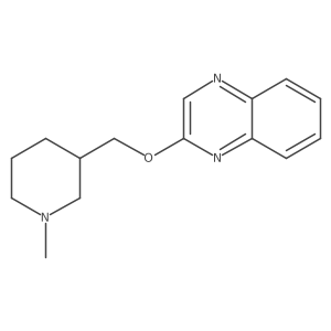 2-[(1-Methylpiperidin-3-yl)methoxy]quinoxaline结构式