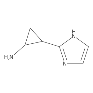 rac-(1R,2R)-2-(1H-imidazol-2-yl)cyclopropan-1-amine Structure
