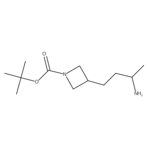 tert-butyl 3-[(3R)-3-aminobutyl]azetidine-1-carboxylate Structure