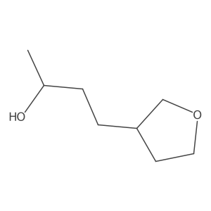 (2R)-4-(oxolan-3-yl)butan-2-ol结构式