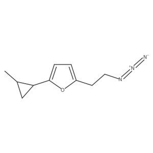 2-(2-Azidoethyl)-5-(2-methylcyclopropyl)furan Structure