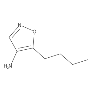 5-Butylisoxazol-4-amine结构式