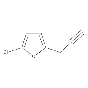 2-Chloro-5-(prop-2-yn-1-yl)furan Structure