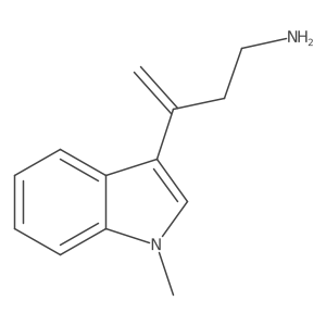 3-(1-methyl-1H-indol-3-yl)but-3-en-1-amine结构式