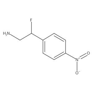 2-Fluoro-2-(4-nitrophenyl)ethan-1-amine Structure