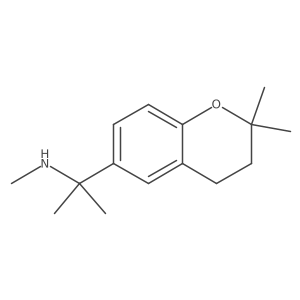 [2-(2,2-dimethyl-3,4-dihydro-2H-1-benzopyran-6-yl)propan-2-yl](methyl)amine Structure