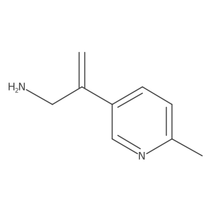 2-(6-Methylpyridin-3-yl)prop-2-en-1-amine结构式