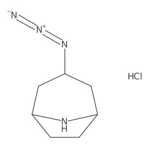 3-Azido-8-azabicyclo[3.2.1]octane hydrochloride Structure