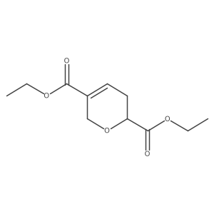 Diethyl 3,6-Dihydro-2H-pyran-2,5-dicarboxylate Structure