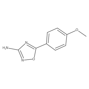 5-(4-Methoxyphenyl)-1,2,4-oxadiazol-3-amine结构式