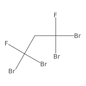 1,1,3,3-Tetrabromo-1,3-difluoropropane Structure