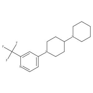 1'-[2-(Trifluoromethyl)pyridin-4-yl]-1,4'-bipiperidine Structure