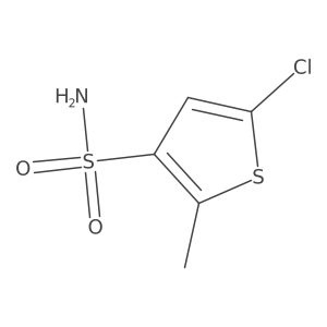 5-Chloro-2-methylthiophene-3-sulfonamide结构式