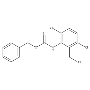benzyl N-[3,6-dichloro-2-(hydroxymethyl)phenyl]carbamate Structure