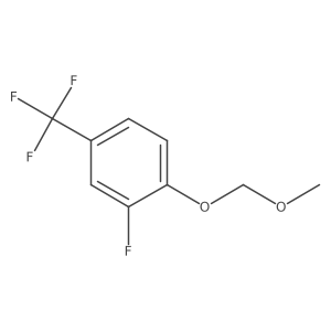2-Fluoro-1-(methoxymethoxy)-4-(trifluoromethyl)benzene Structure