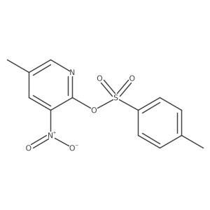 5-Methyl-3-nitropyridin-2-yl 4-methylbenzene-1-sulfonate Structure