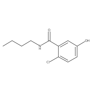 N-Butyl-2-chloro-5-hydroxybenzamide结构式