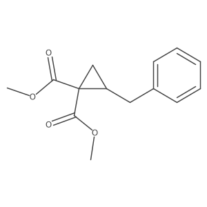 1,1-Dimethyl 2-(phenylmethyl)-1,1-cyclopropanedicarboxylate Structure