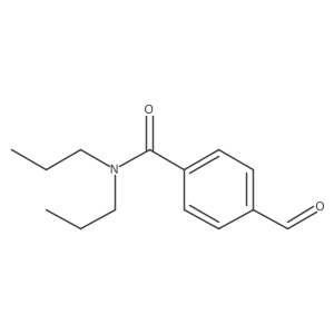 4-Formyl-N,N-dipropylbenzamide结构式