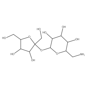 6-Amino-6-deoxysucrose Structure