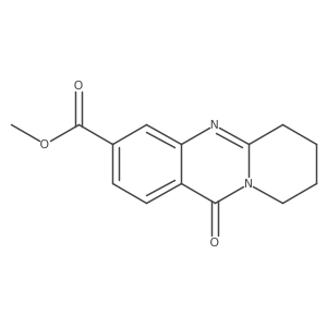 Methyl 11-oxo-6,8,9,11-tetrahydro-7H-pyrido[2,1-b]quinazoline-3-carboxylate结构式